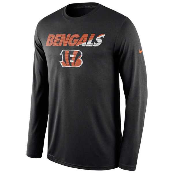 Cincinnati Bengals Nike Black Legend Staff Practice Long Sleeves Performance WEM T-Shirt,We sell and wholesale Cincinnati Bengals Nike Black Legend Staff Practice Long Sleeves Performance WEM T-Shirt on line form chian!